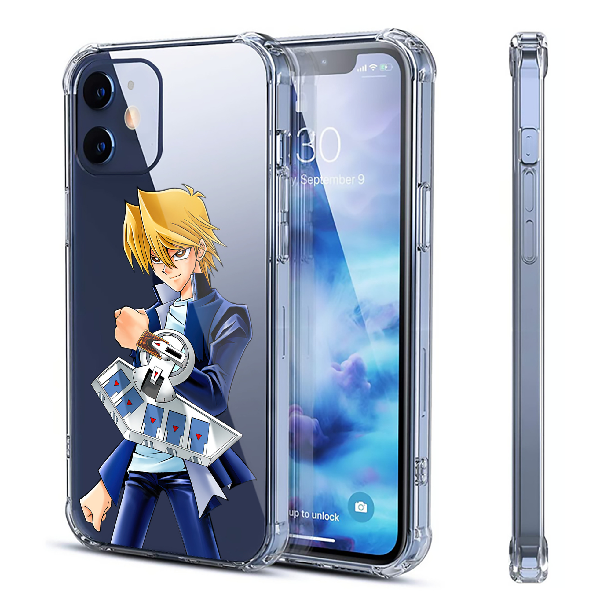（画像用） 遊☆戯☆王 Yu-Gi-Oh! 【iPhone 12シリーズ対応】透明スマホケース（クリアソフトケース）